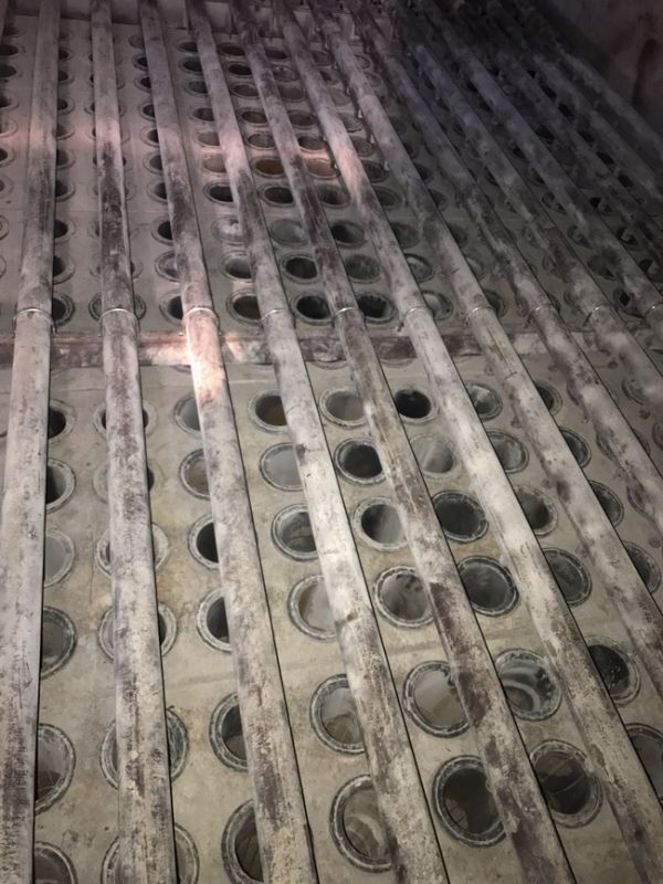 對泄漏濾袋更換完畢